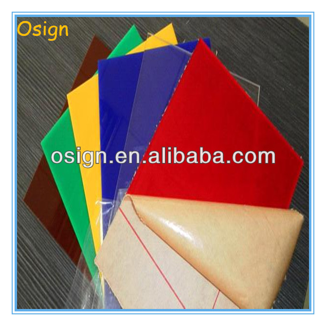 folhas laminadas da folha PMMA/PVC da carcaça PMMA folha acrílica de alto brilho acrílica transparente