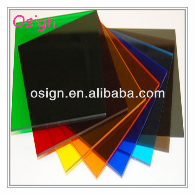 folhas laminadas da folha PMMA/PVC da carcaça PMMA folha acrílica de alto brilho acrílica transparente